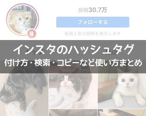 インスタでハッシュタグの使い方!付け方や検索や人気ランキングなどまとめ